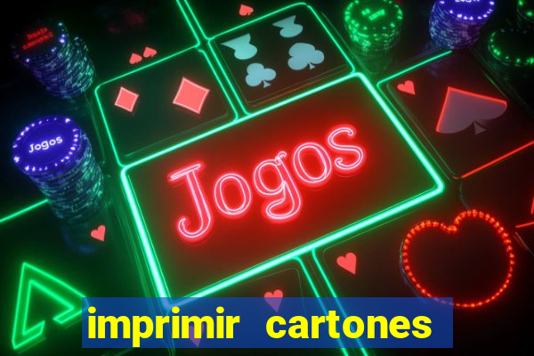 imprimir cartones de bingo